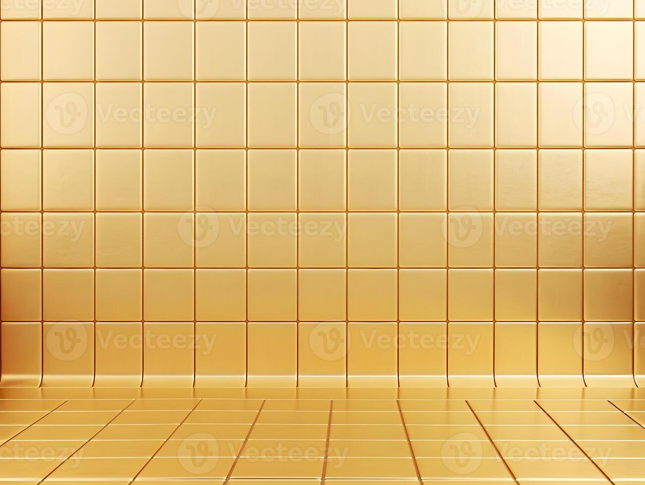 Gold Tile Room Rendering photo