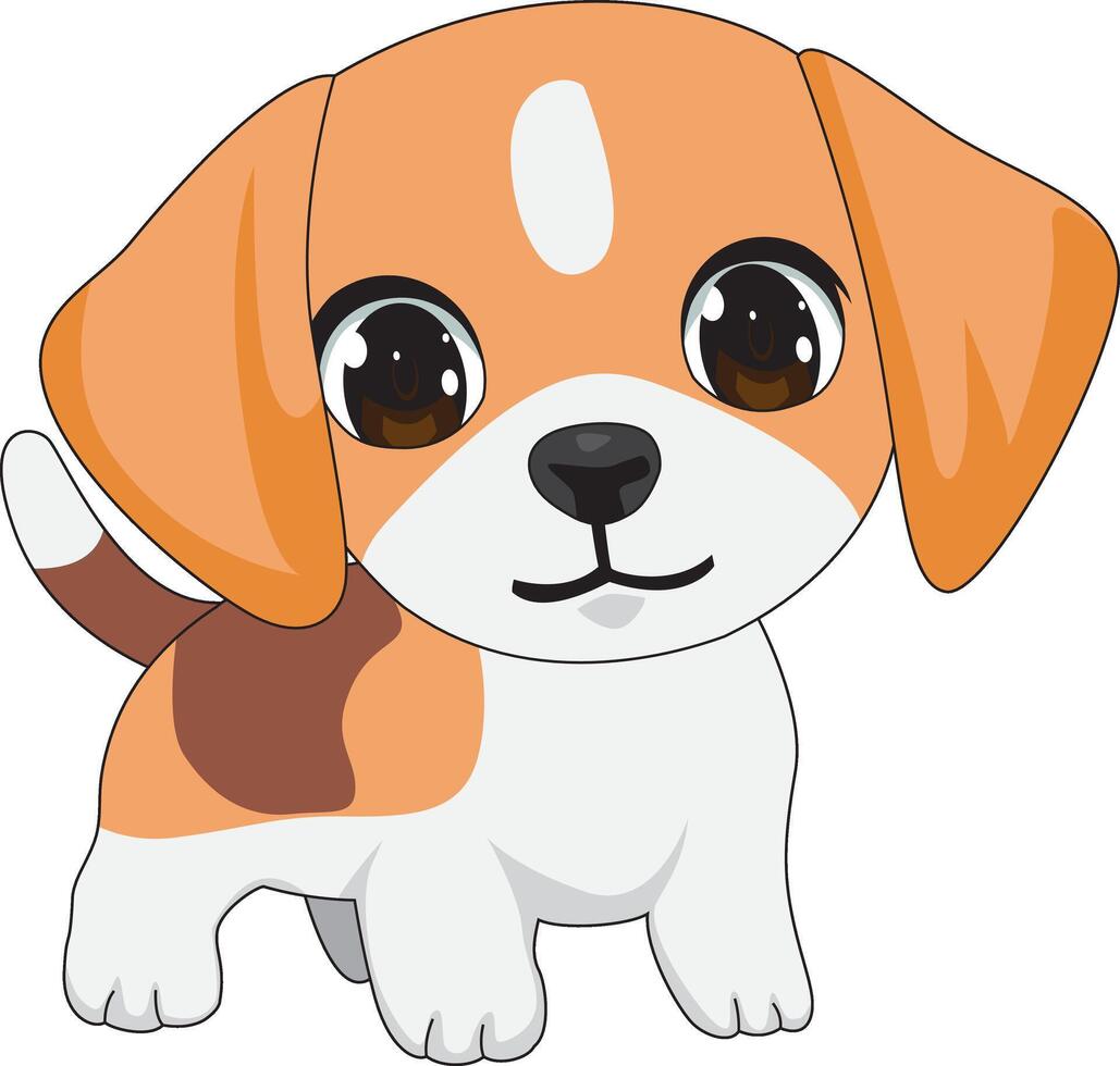 Baby Basenji Dog Puppy Mascot vector