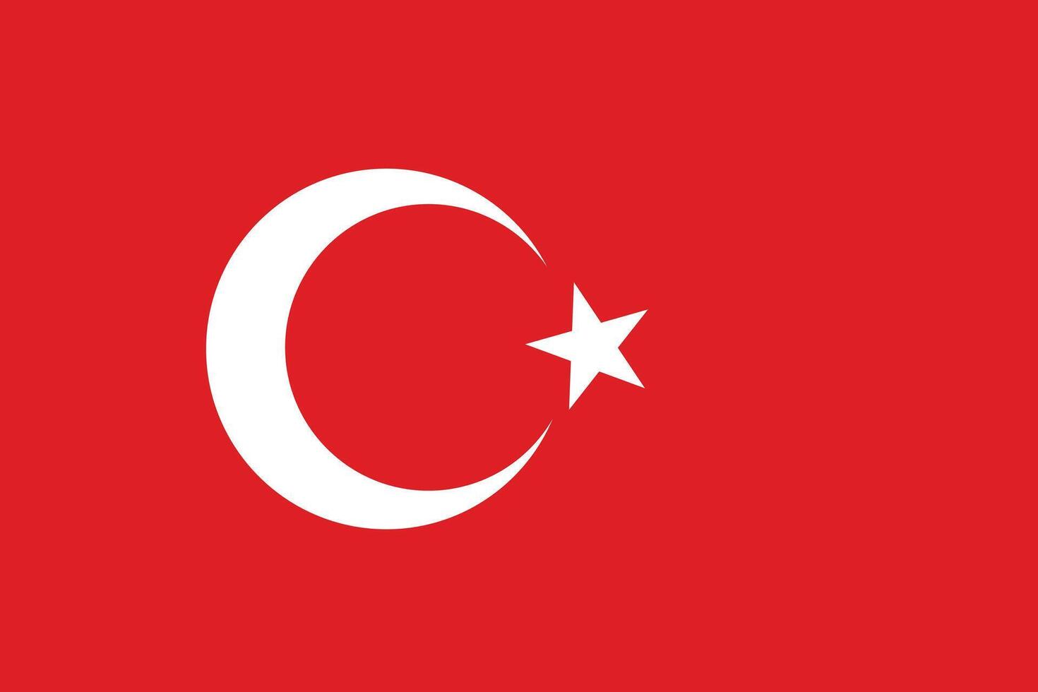 turkey national flag vector