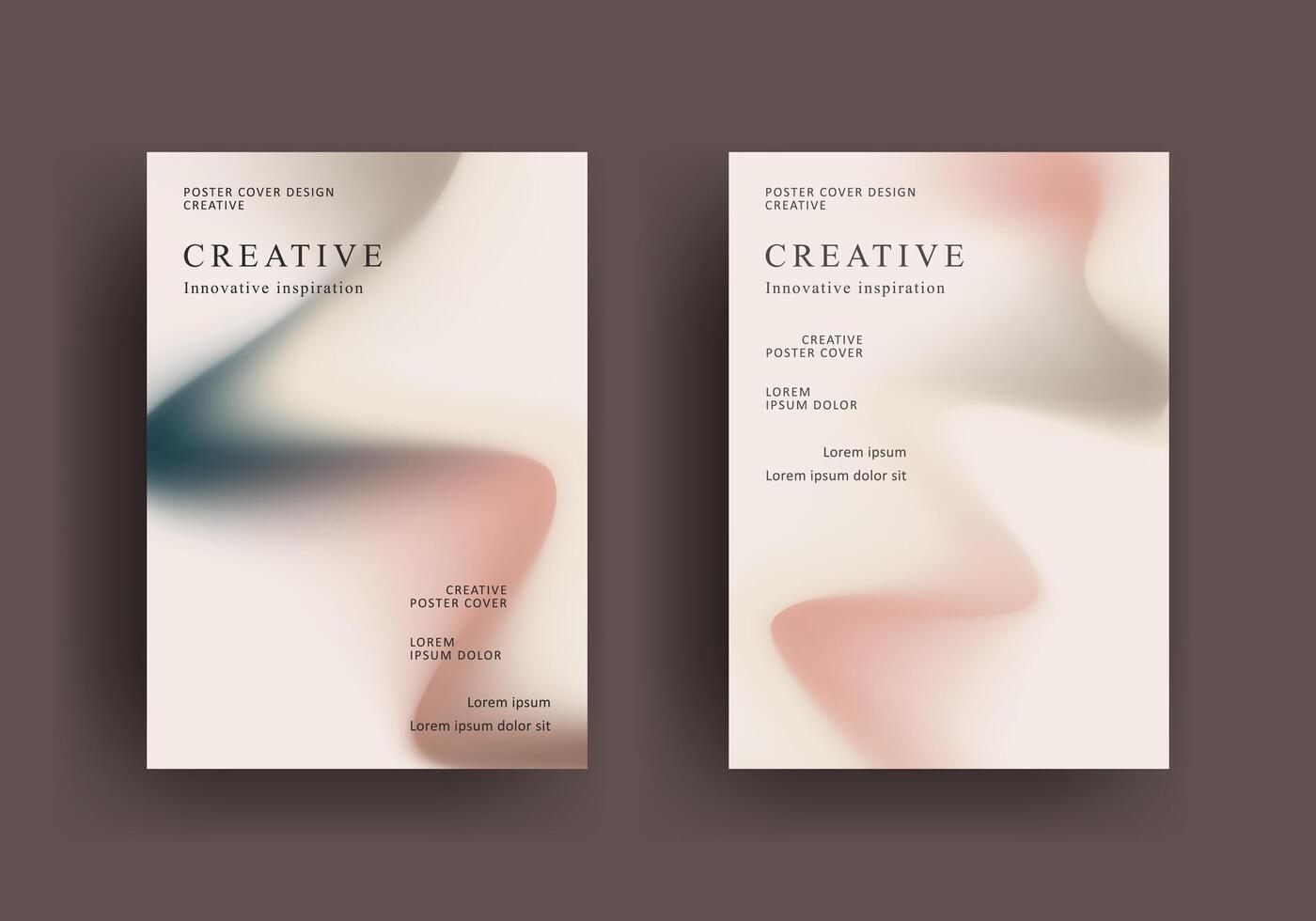 Abstract gradient poster template. Modern Covers Design. Mesh gradient background design. Trendy front page design for Banner, Poster, Flyer vector
