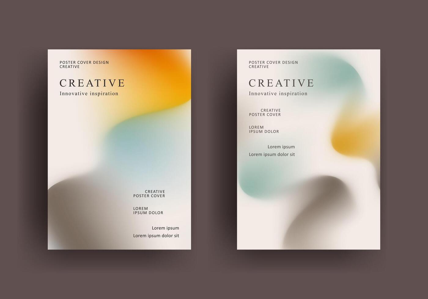 Abstract gradient poster template. Modern Covers Design. Mesh gradient background design. Trendy front page design for Banner, Poster vector
