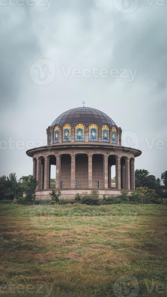 A large building with a dome on top of it photo