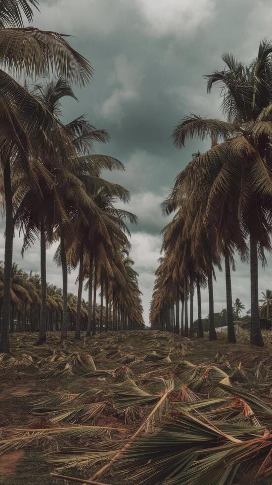 Palm oil plantation photo