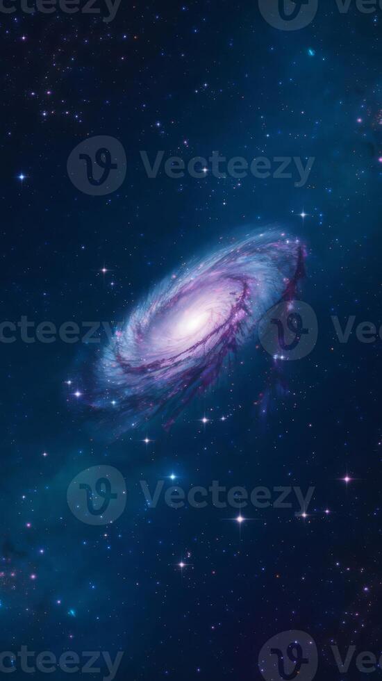 The andromeda galaxy in space photo