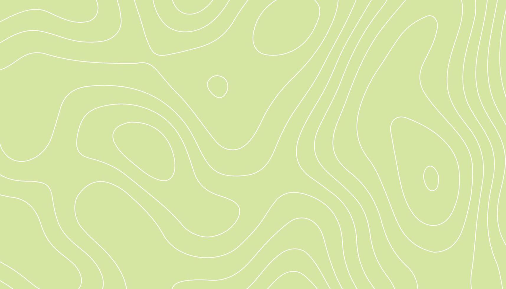 Light Green Topographic Map Background. Contour Line Pattern Design vector