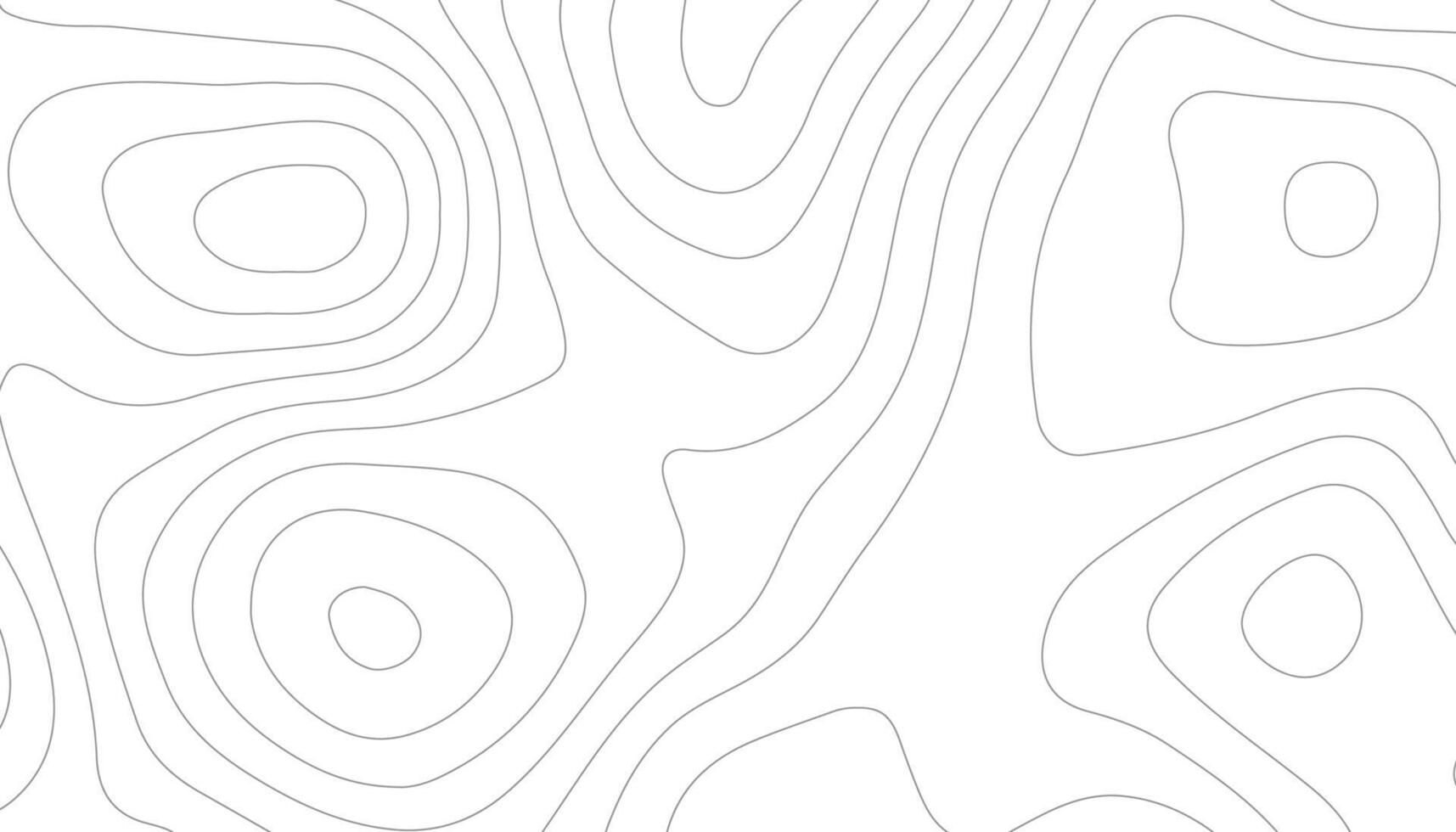 Abstract Elevation Map Background. Minimalist Topographic Contour Line Art vector