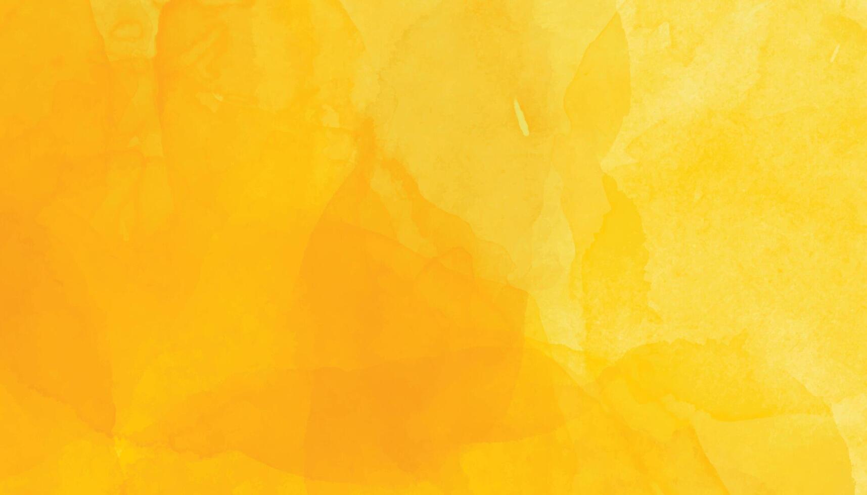 Vibrant Yellow and Orange Watercolor Background vector