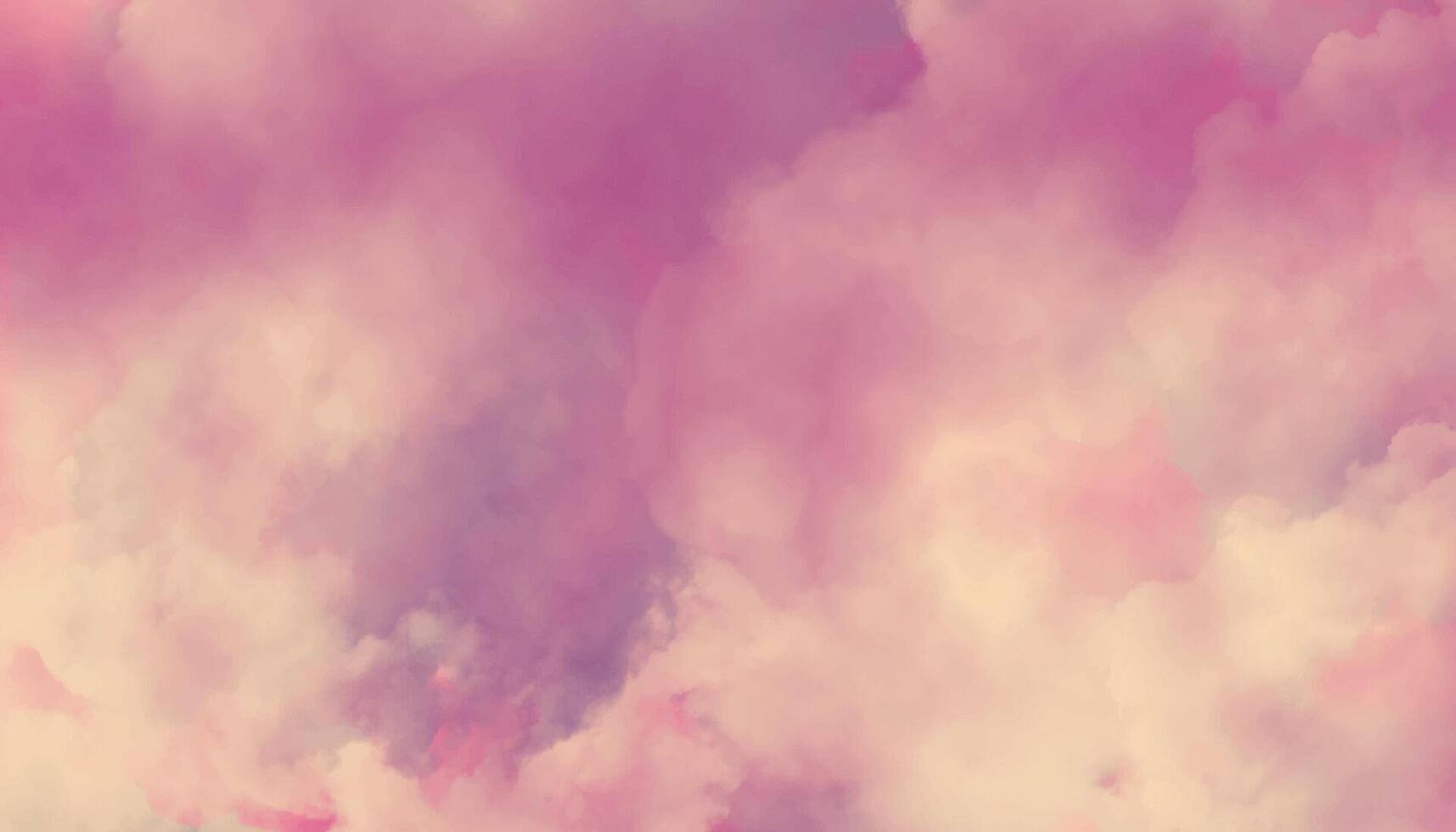 Pink Cloud Background. Soft Aesthetic Sky Texture vector