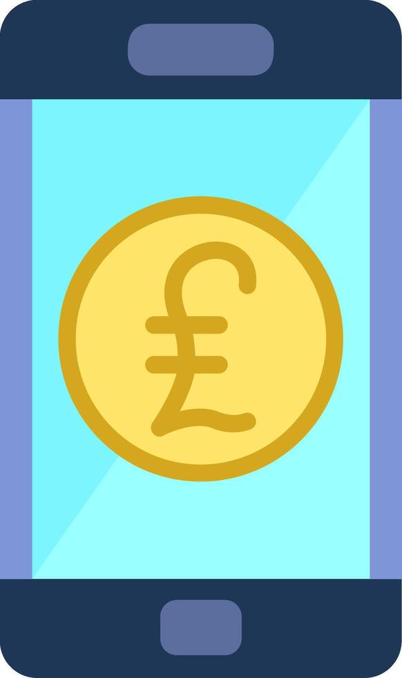 Mobile phone with pound sign icon vector