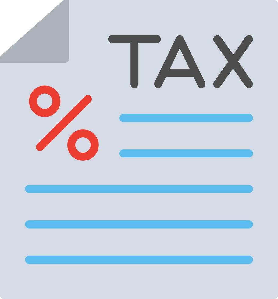 Tax calculator icon vector