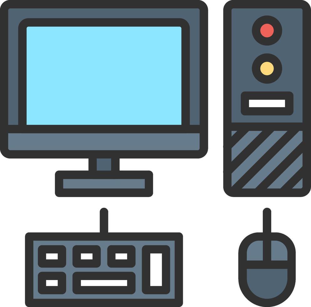 Computer, keyboard, mouse, monitor, keyboard, mouse, monitor, computer, monitor, computer vector