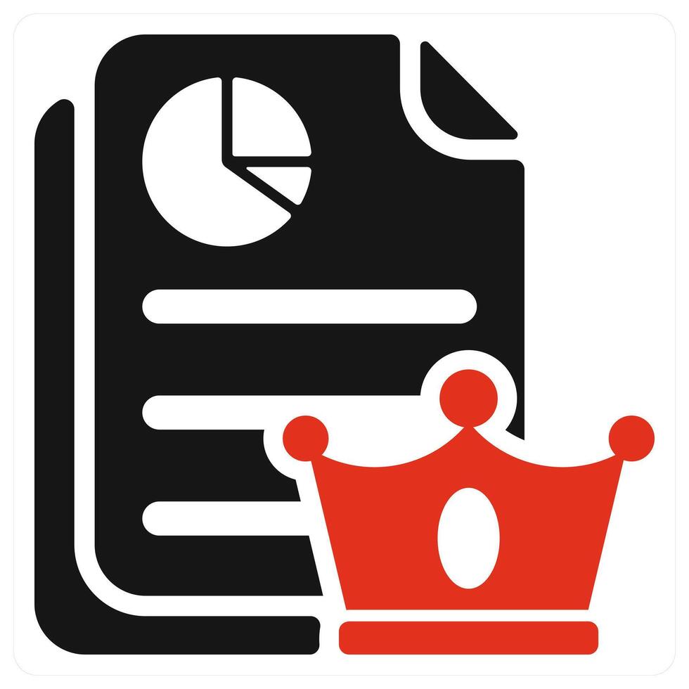 High Quality Content icon concept in red color vector