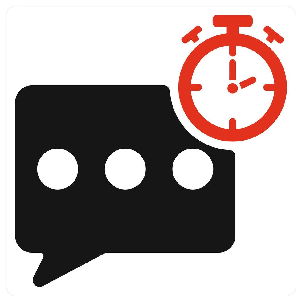 Quick Response icon concept in red color vector