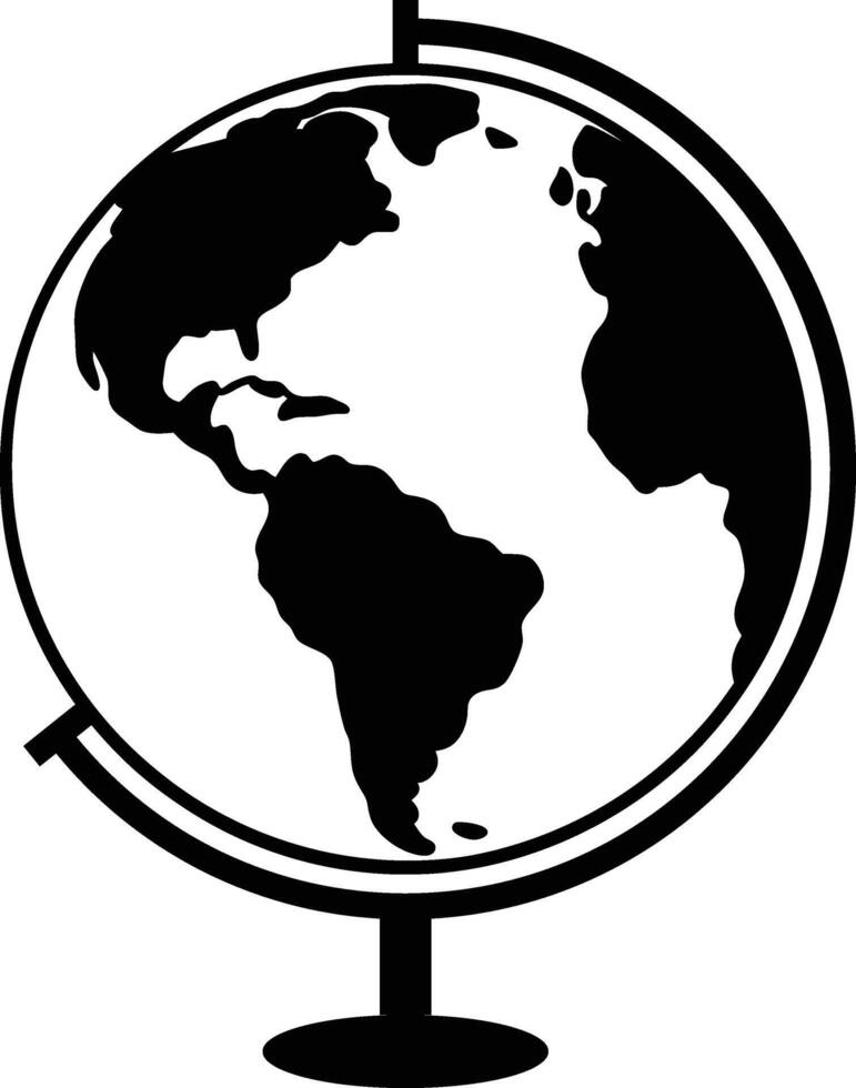 Happy Earth Day Icons Silhouette Illustration vector