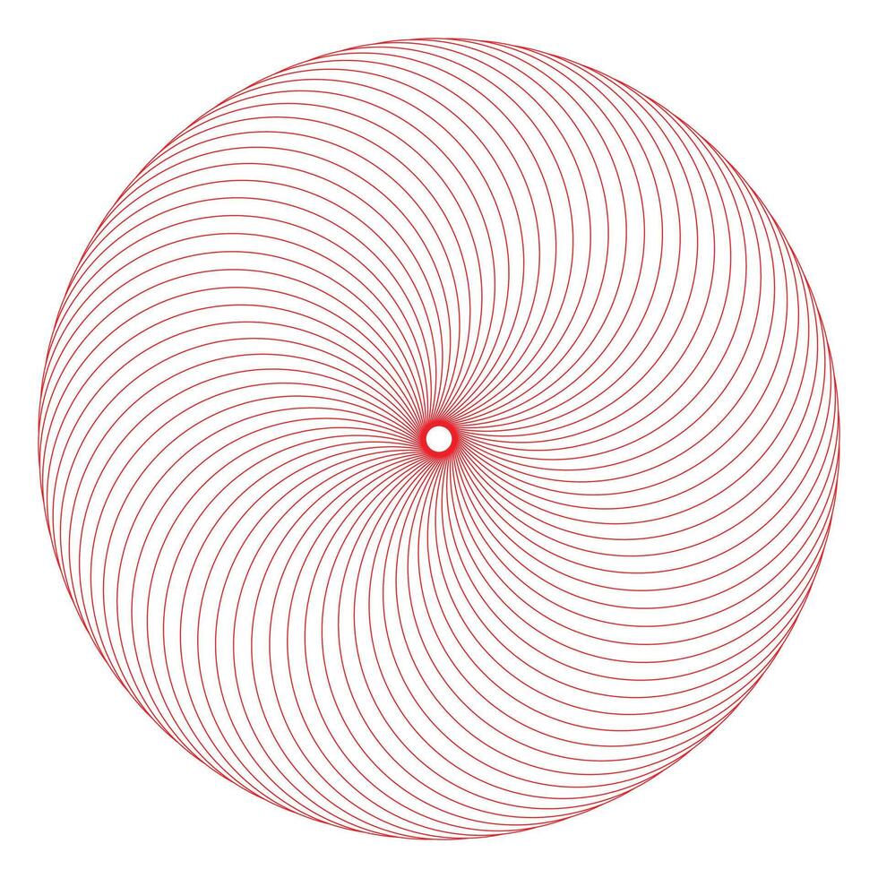 The vibrant spiral of colorful patterns. vector