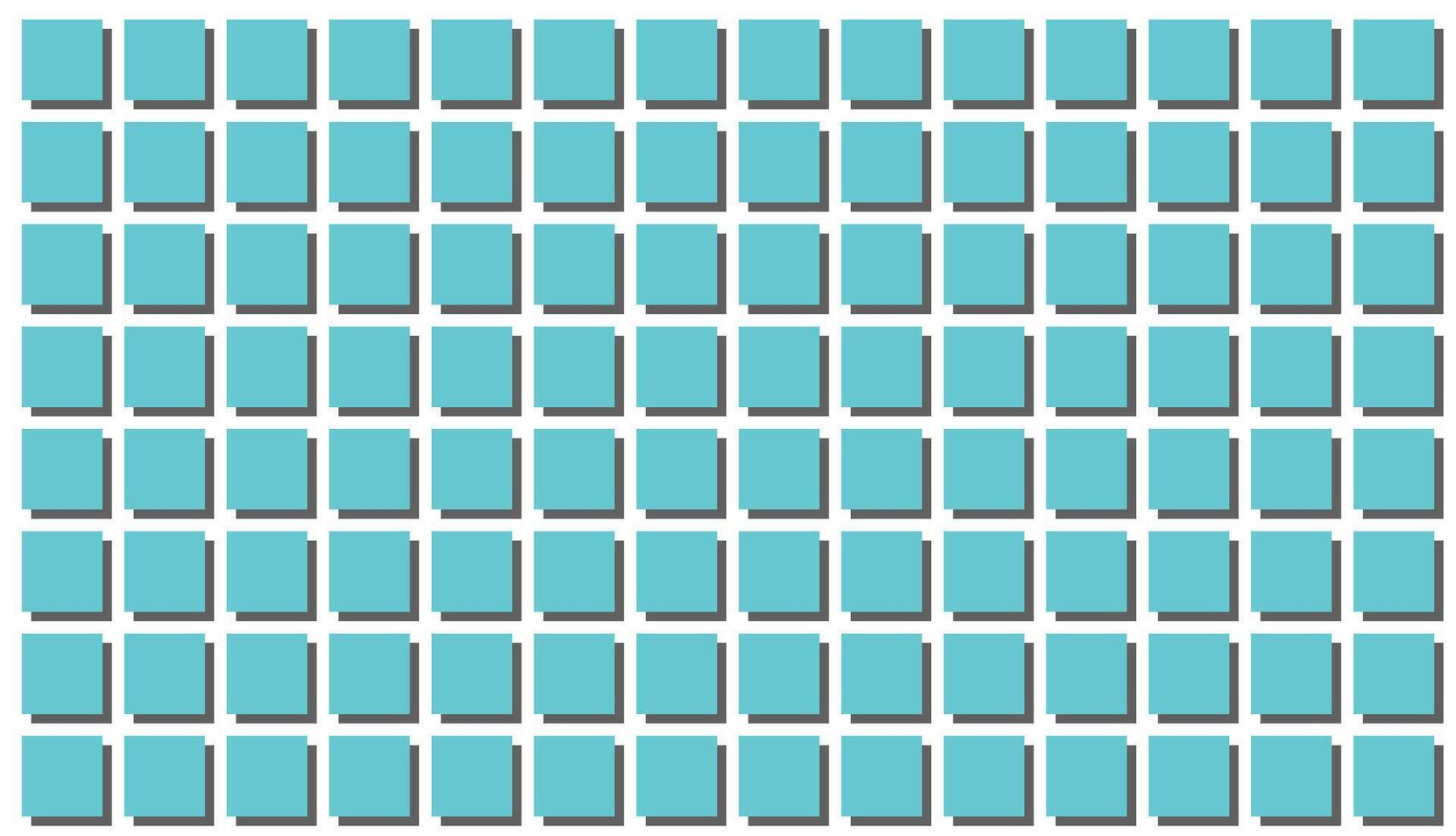 blue turquoise square pattern with shadow. vineyard geometric visual texture background vector