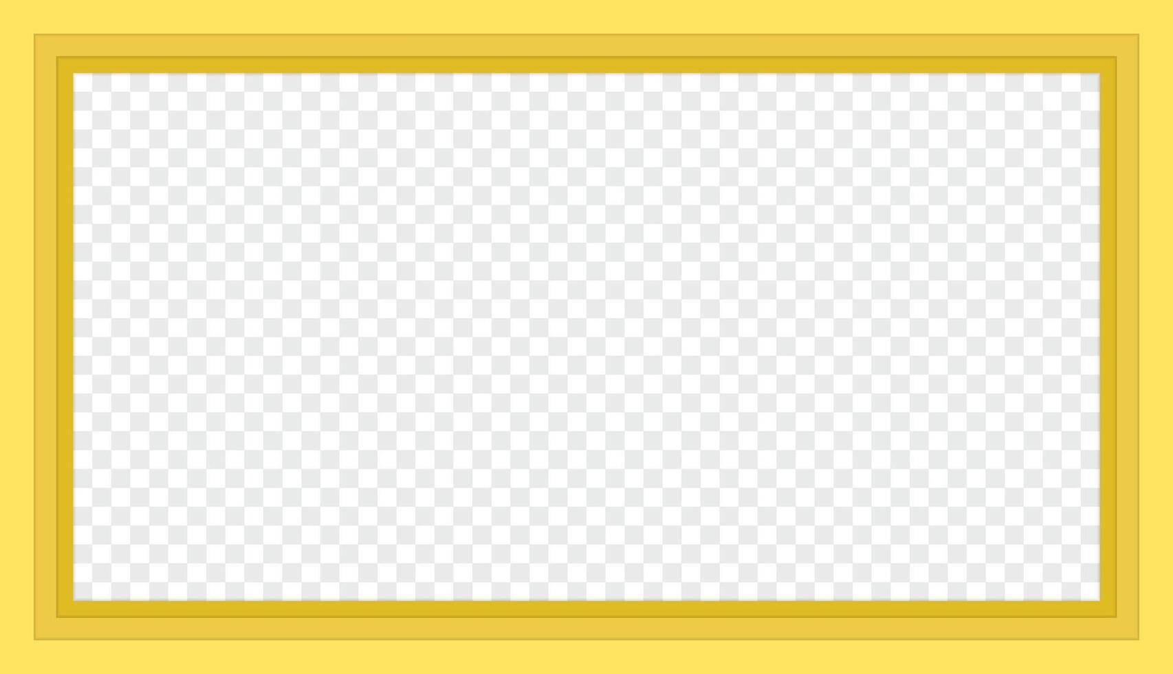 yellow frame illustration transparent background . frame photos, artwork, text, or any other content. graphic element design for both digital and print media. vector