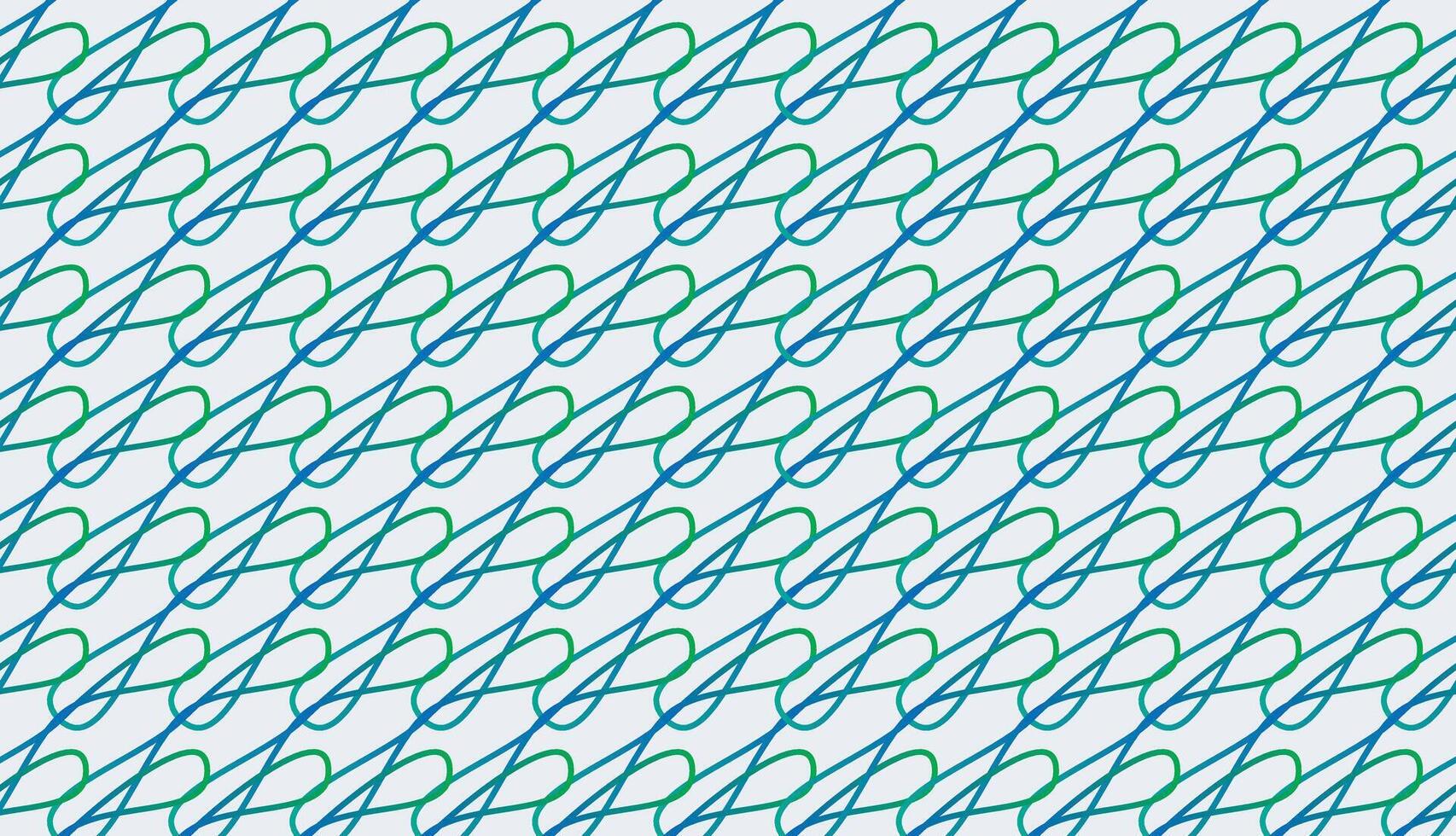 abstract blue and green wavy line pattern illustration vector