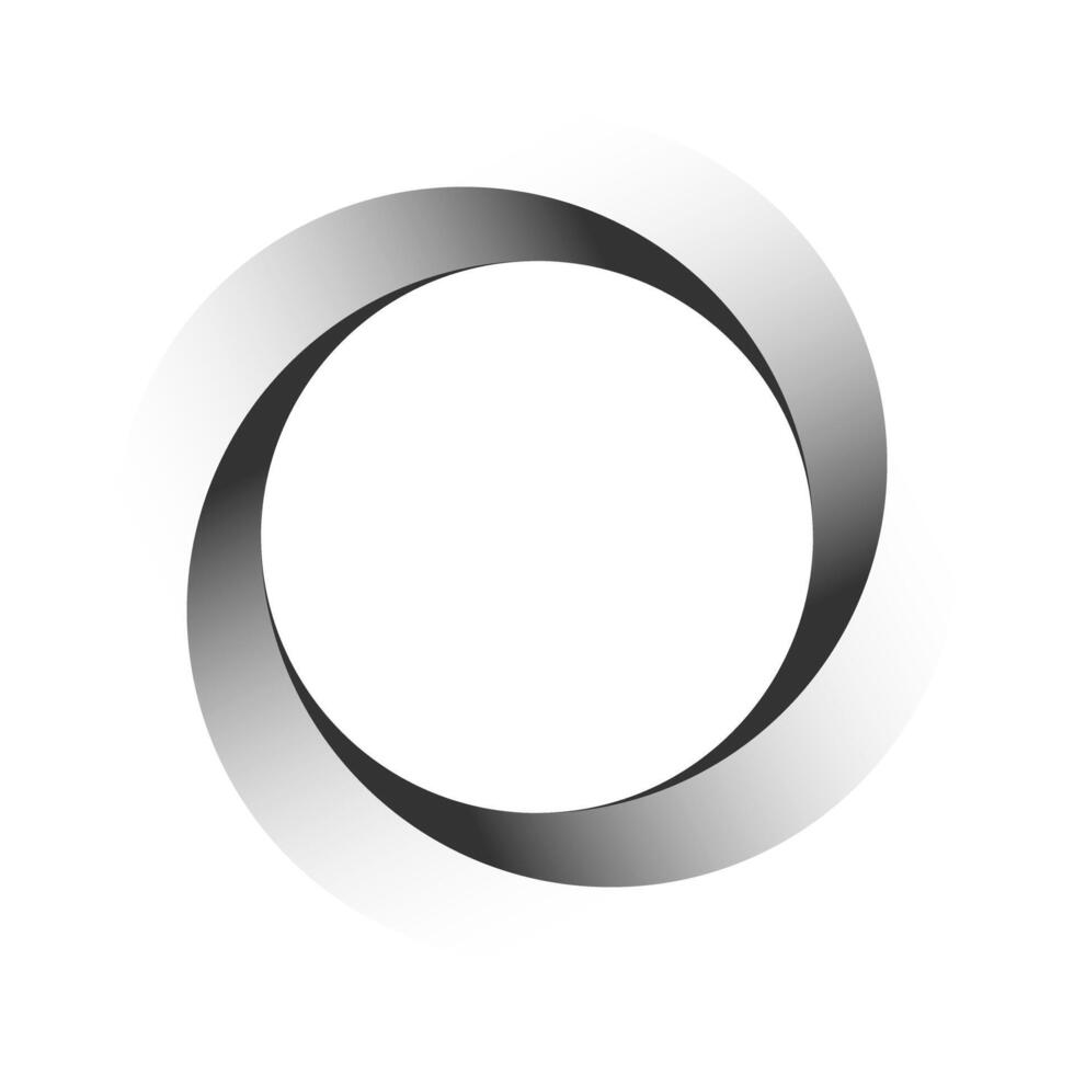 vortex icon symbol illustration of a circle gradient color on white background vector