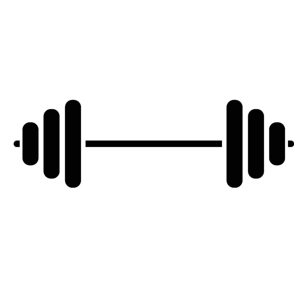 Gym Equipment Dumbbell vector