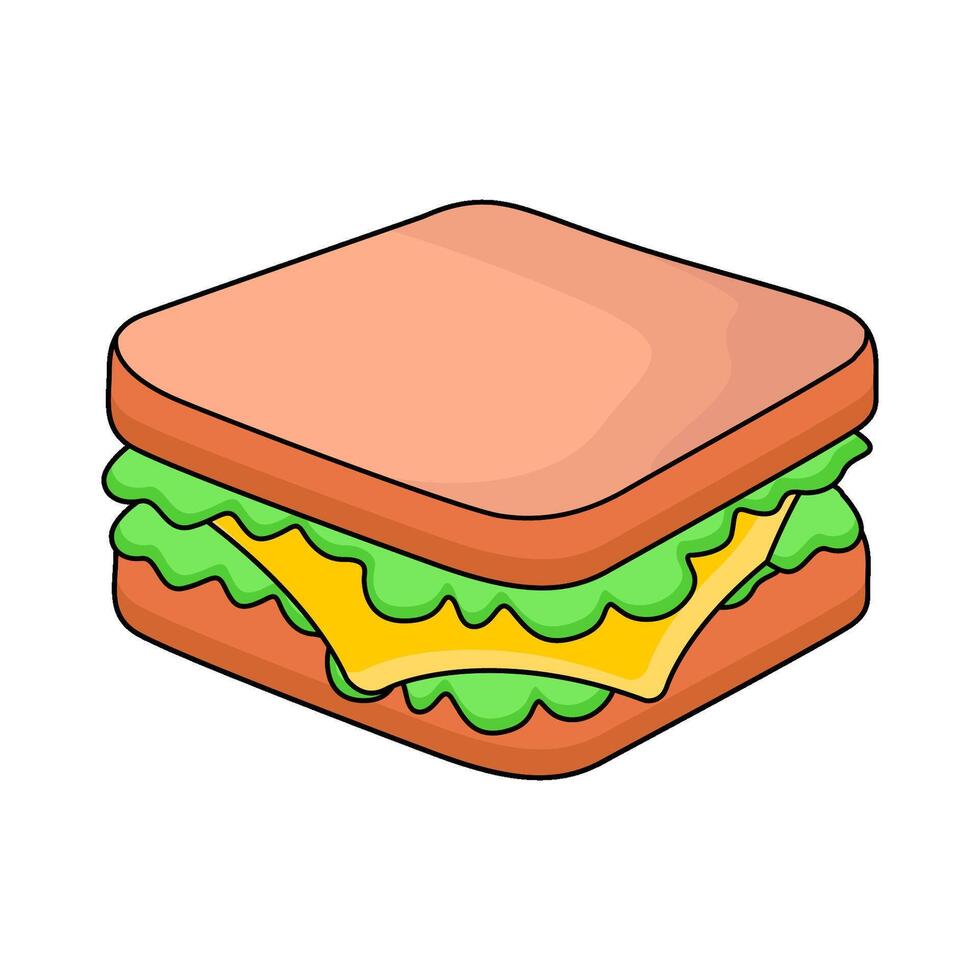illustration of A Sandwich vector
