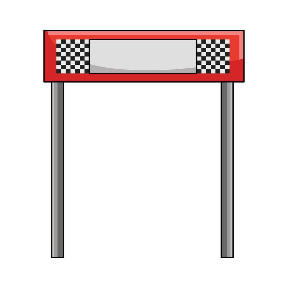 Finish Line illustration vector