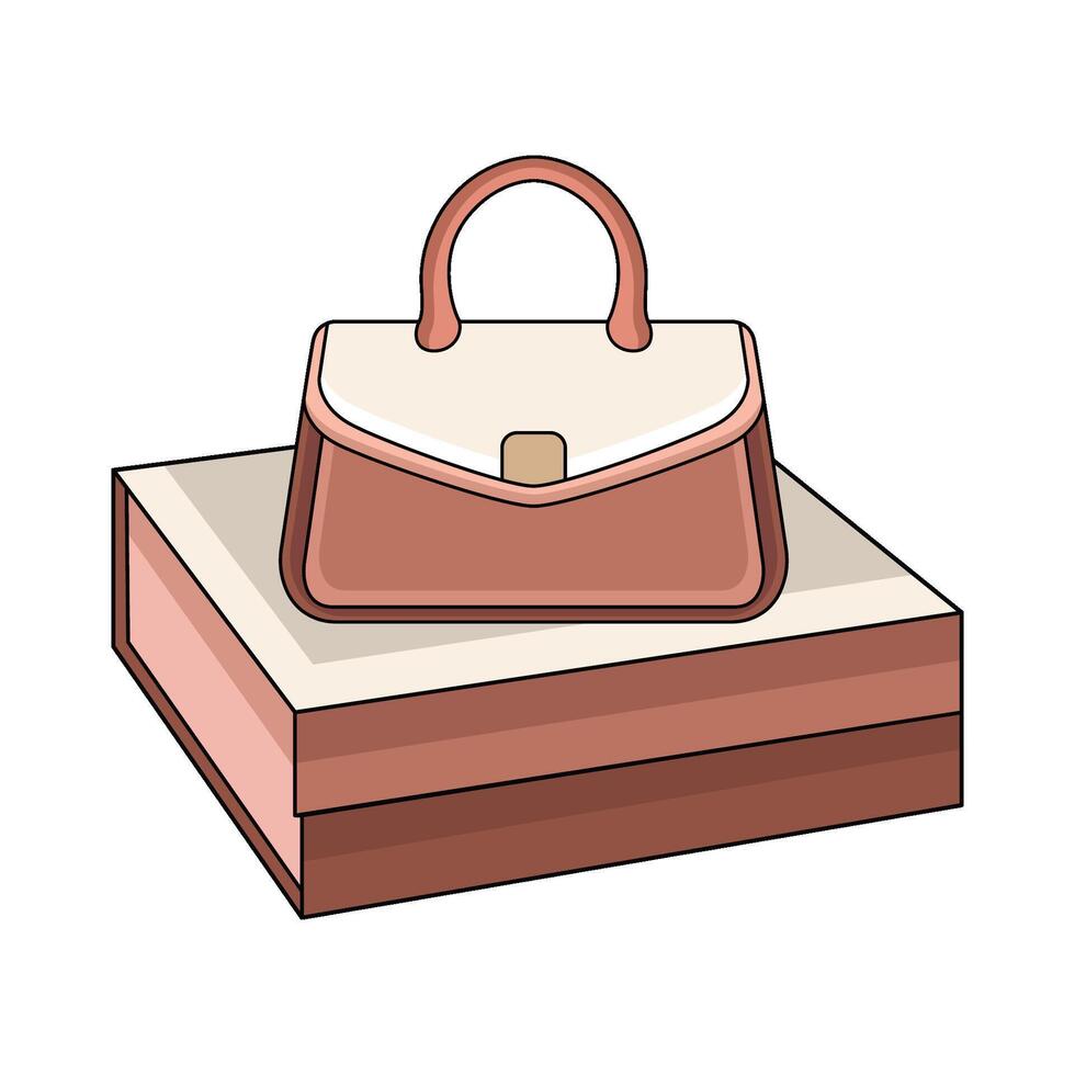 Designer Handbag Gift vector