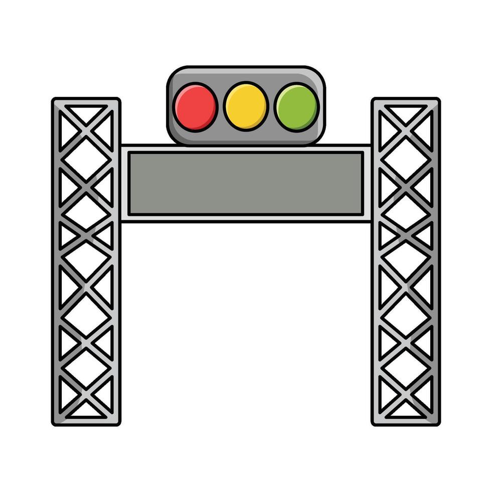 Start Line illustration vector