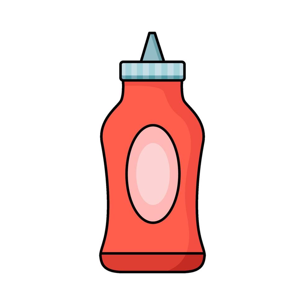 illustration of Ketchup Bottle vector