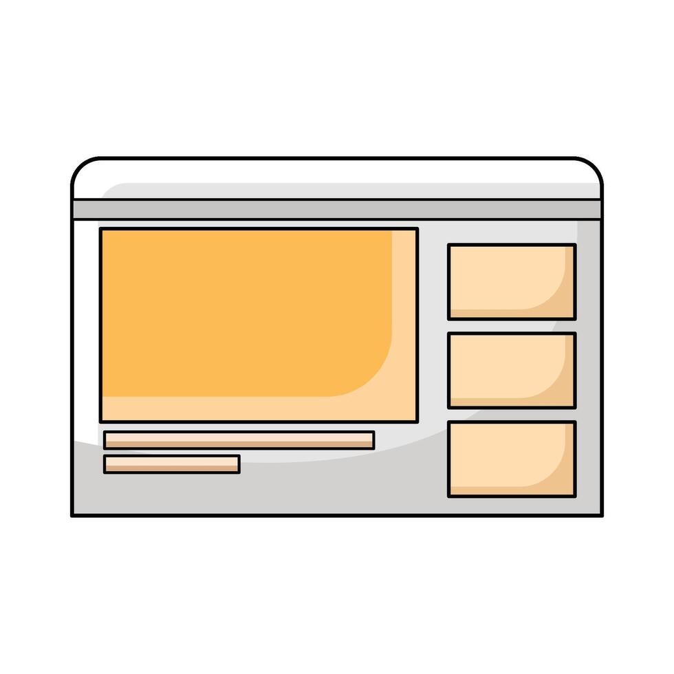 illustration of Website vector