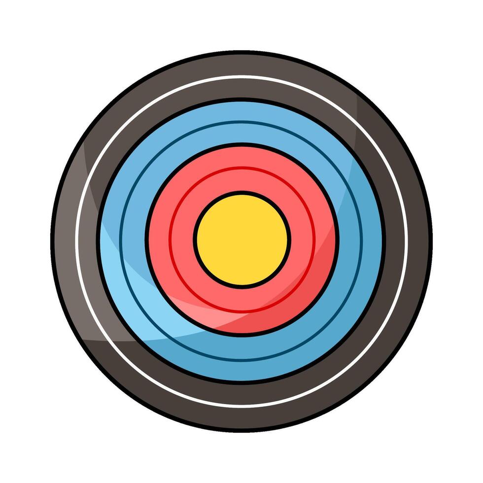 Target board illustration vector