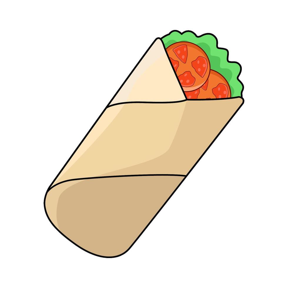 illustration of Kebab vector