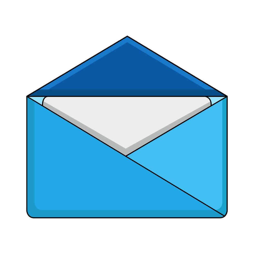 illustration of Blue Mail vector