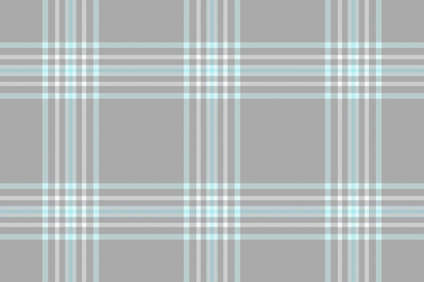 Elegant gray and light blue plaid pattern. Perfect for textile design, website backgrounds, or stationery. Subtle yet stylish, this repeating texture offers a versatile and calming visual. vector