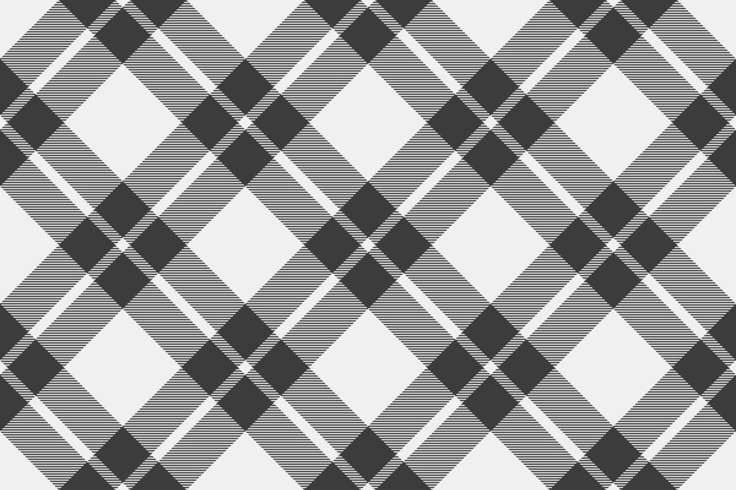 Elegant grayscale plaid pattern. Perfect for backgrounds, textiles, or website designs. vector