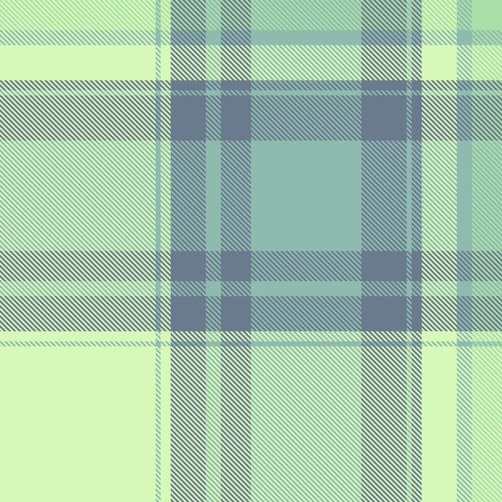 Subtle pastel plaid pattern in calming mint and gray hues. Perfect for textile design, website backgrounds, or stationery. Evokes a sense of serenity and understated elegance. vector