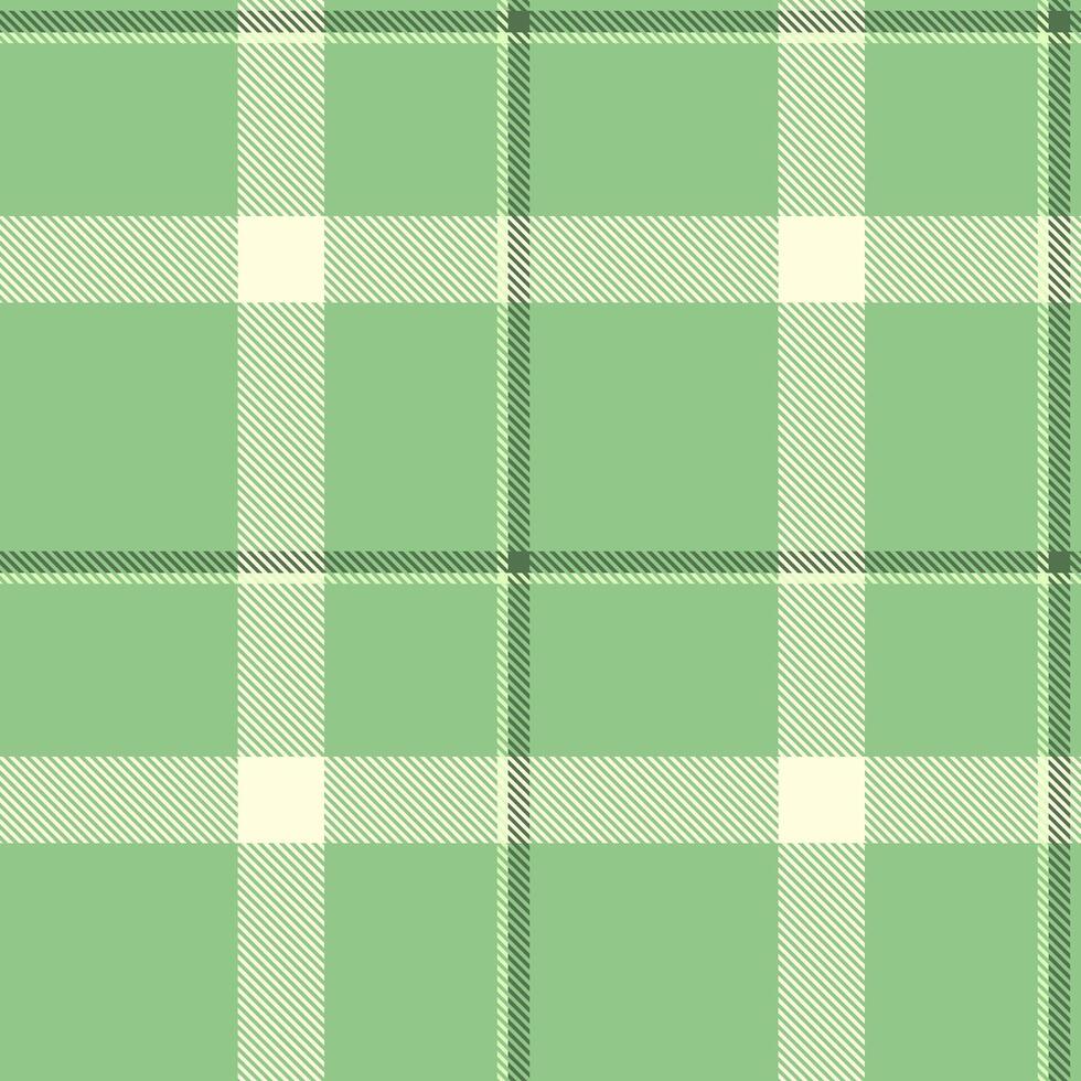 Subtle pastel green and cream plaid pattern. Perfect for textile design, website backgrounds, or crafting projects. A calming, minimalist aesthetic evokes feelings of serenity and freshness. vector
