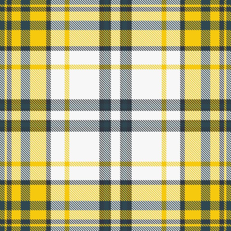 Vibrant yellow and dark gray plaid pattern. Perfect for textile design, fashion, web backgrounds, or seasonal projects. This cheerful, classic pattern evokes feelings of warmth and style. vector