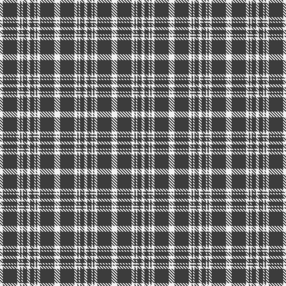 Warm plaid textile pattern, relax texture fabric background. Overlayed check seamless tartan in white and grey colors. vector