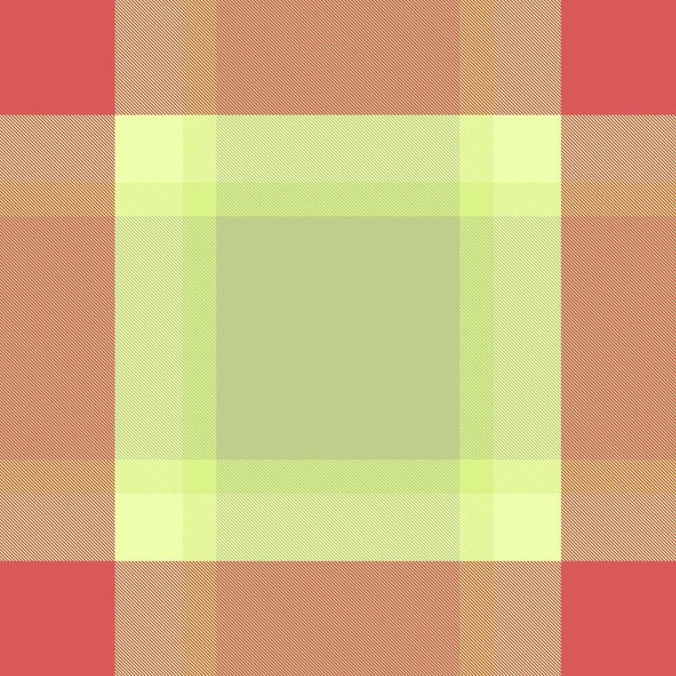 Collage check tartan texture, pixel textile seamless fabric. Father pattern plaid background in lime and red colors. vector
