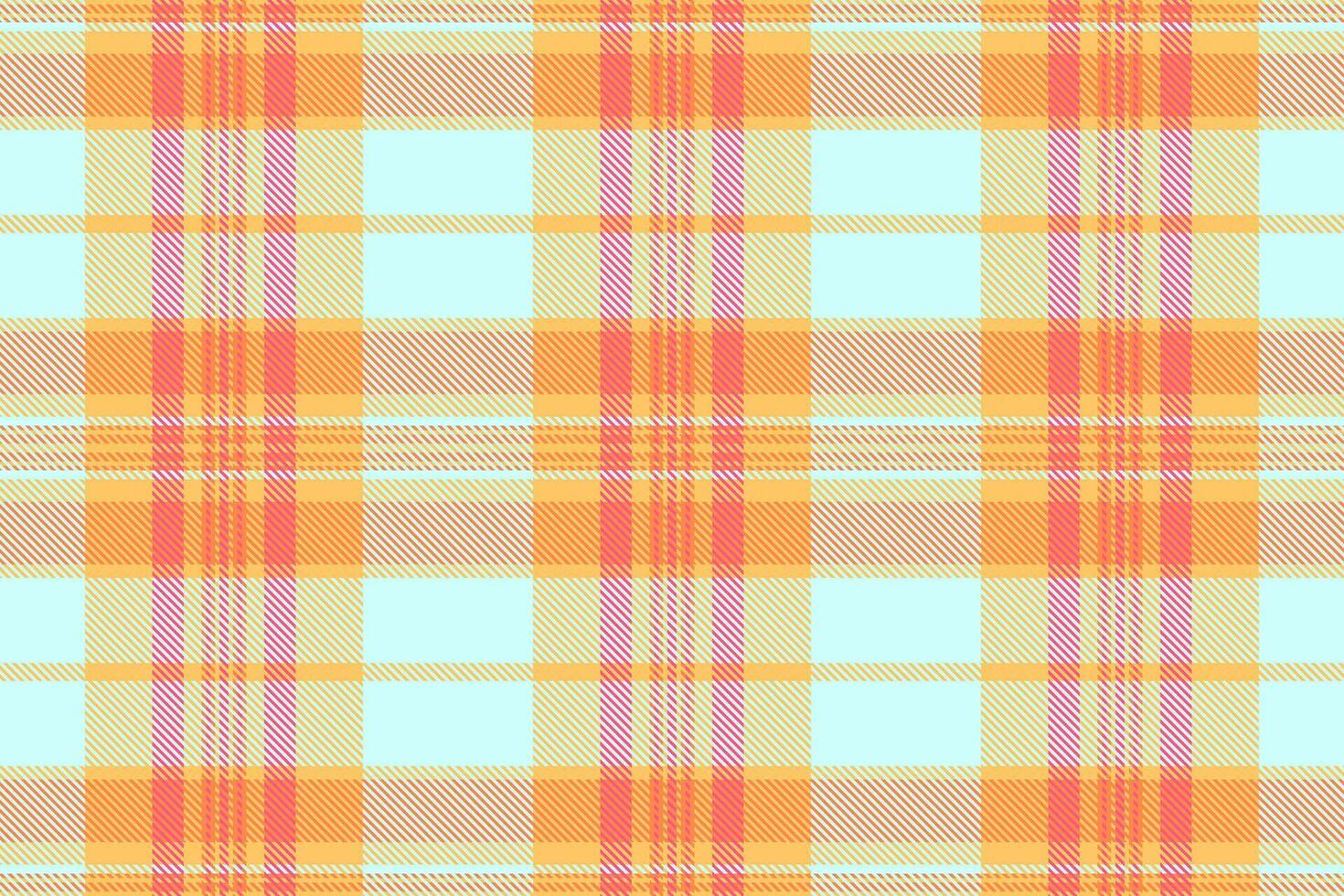 Flooring check plaid textile, delicate background seamless pattern. Endless fabric tartan texture in amber and light colors. vector