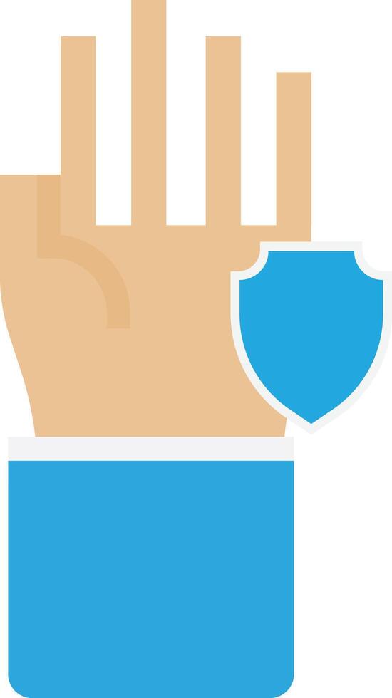 Protected Security Hand Washing vector
