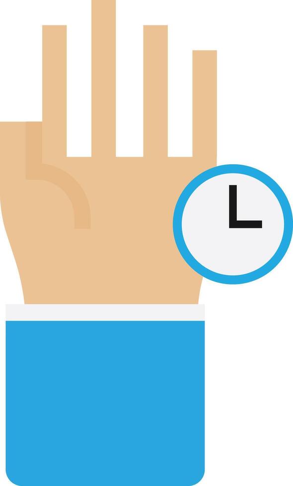 Time Clock Hand Washing vector