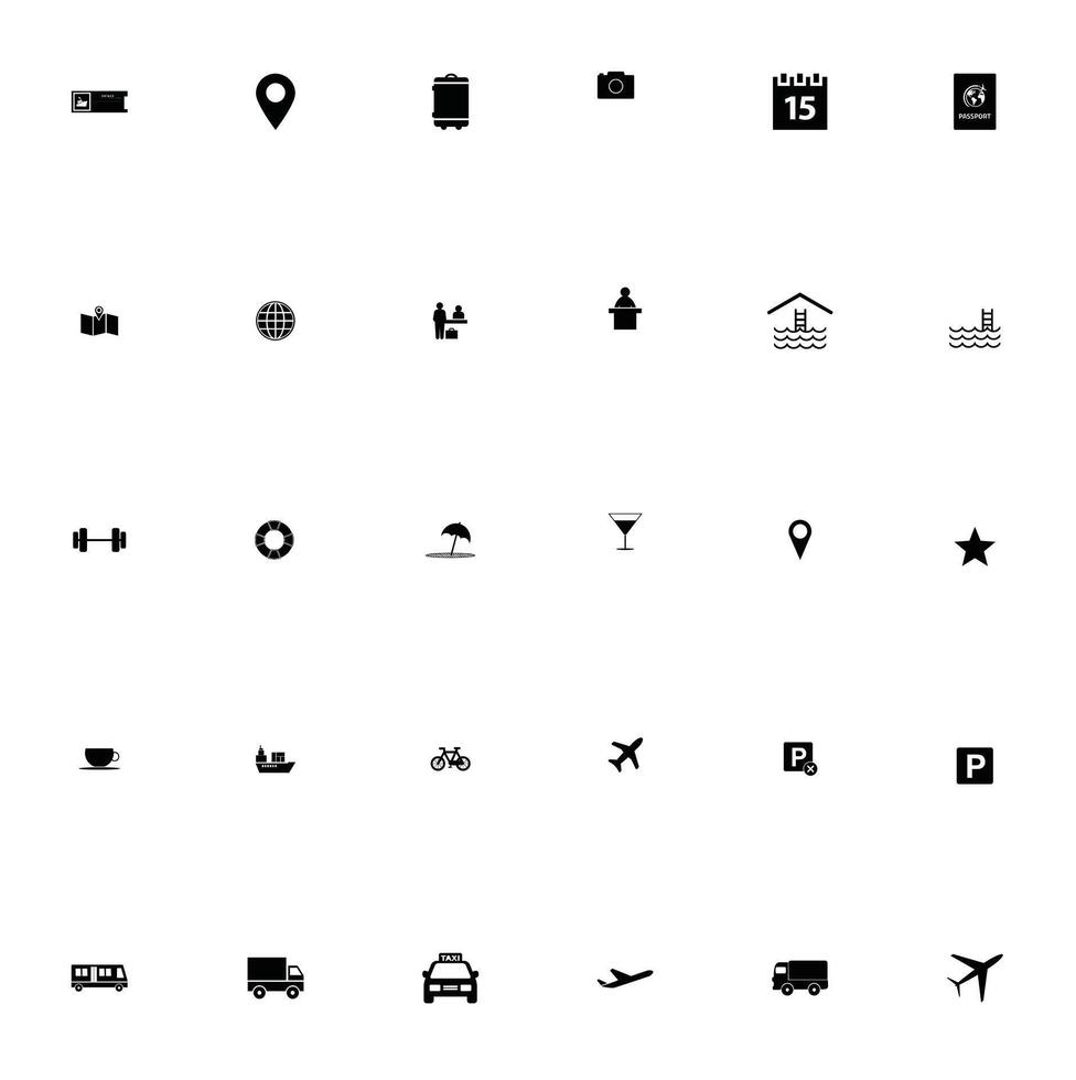 New Different icons of economy, work and finance vector