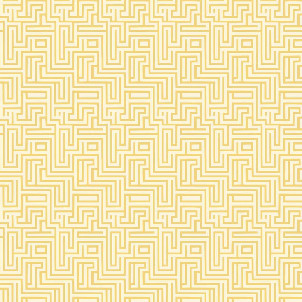 Pattern with gold maze. illustration for your design vector