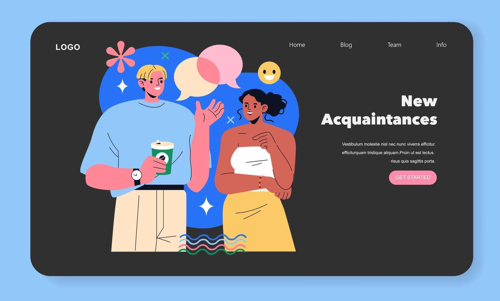 Workshops. Flat Illustration vector