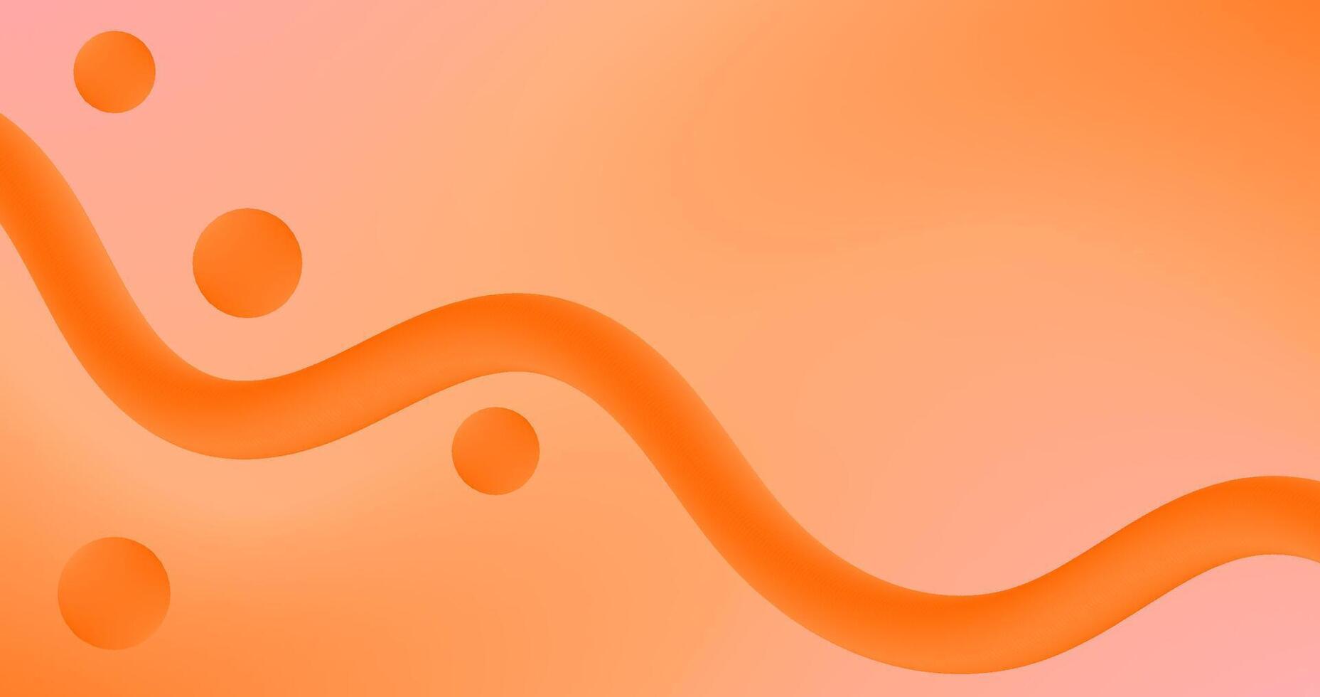 Abstract background with orange waves. illustration for your graphic design. vector