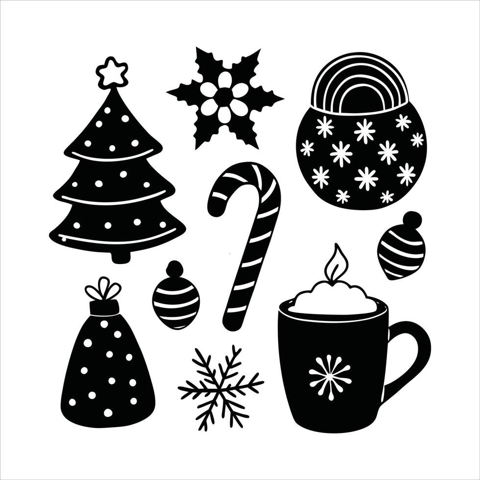 Cozy Christmas Sunday Bliss vector