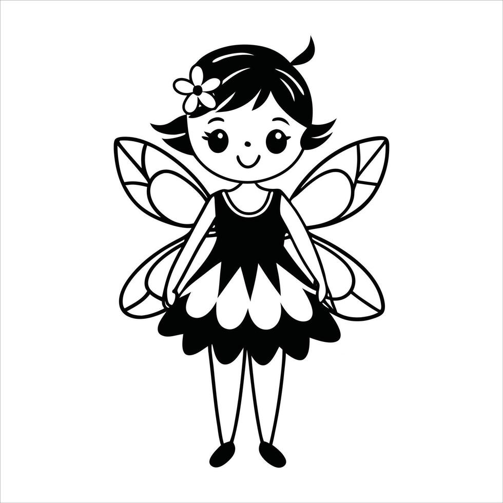Dreamy Spring Fairy Illustration vector