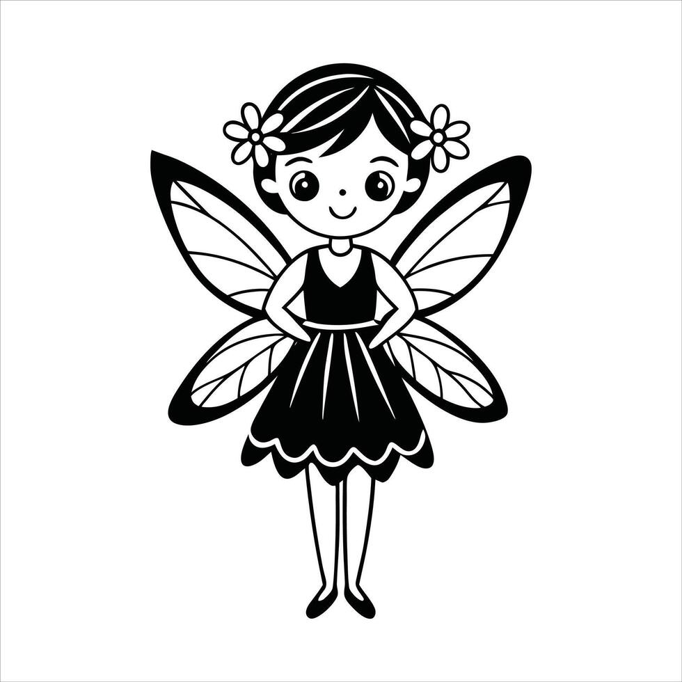 Whimsical Spring Fairy Collection vector